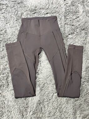 lululemon Gray High-Waist Leggings